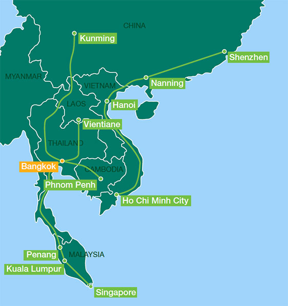 Our cross border services to and from Thailand